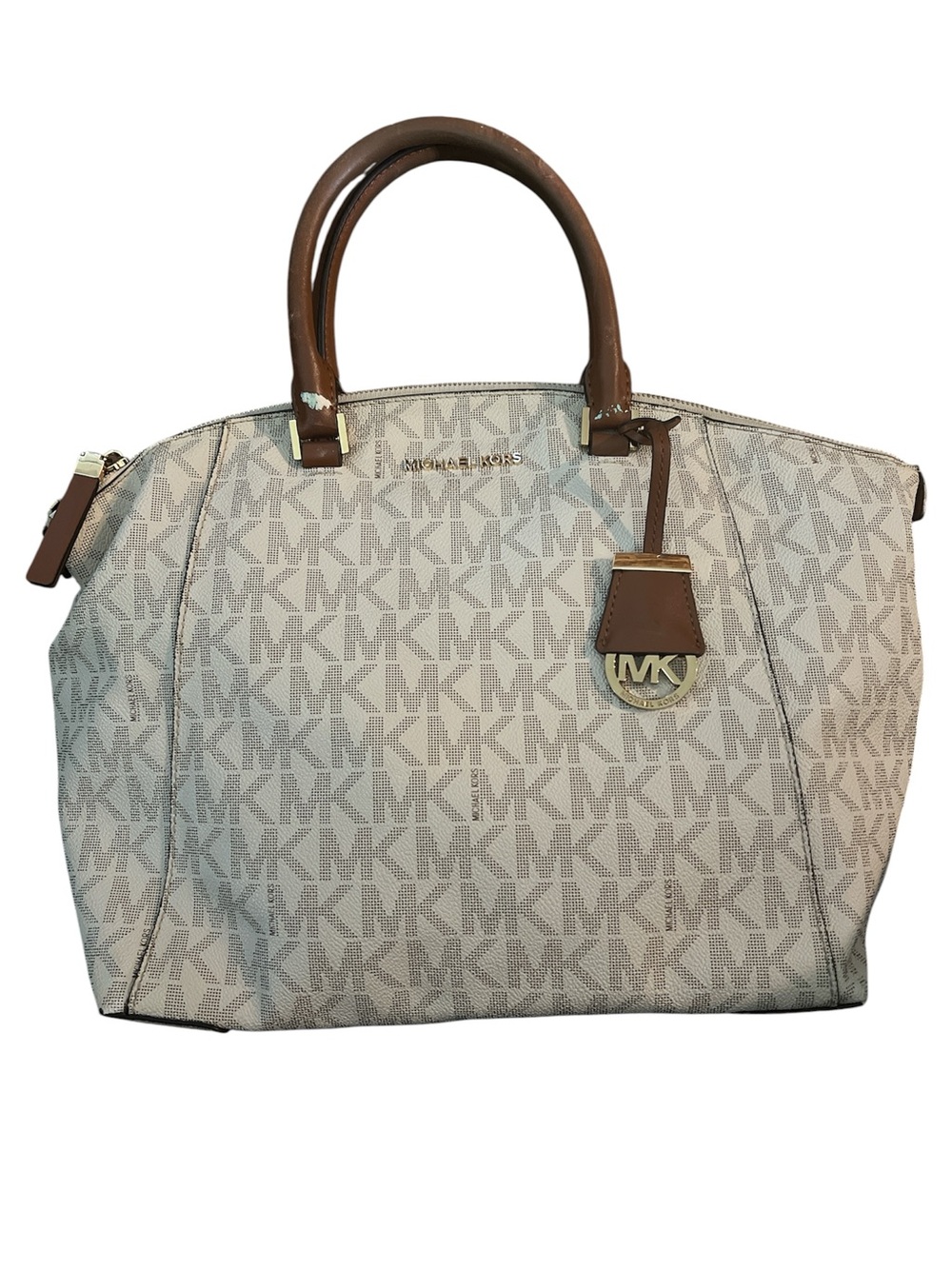 Michael Kors Riley Large Signature Satchel - Picture 2 of 5